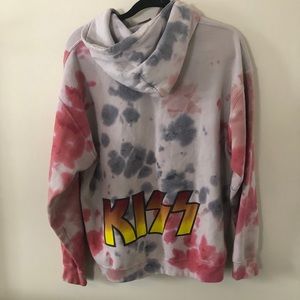 KISS band Tie Dye Hoodie